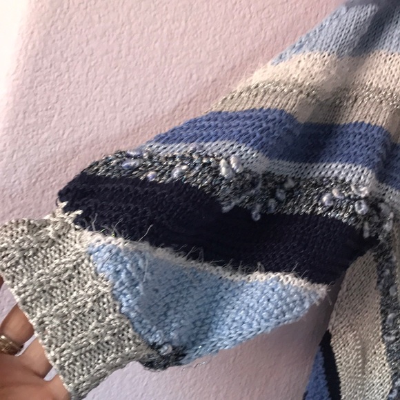 Vintage 80’s multicolored hand knitted sweater - Picture 7 of 8